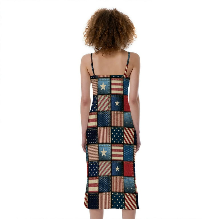 white christmas dresses Different About You Denim Midi Dress – Josie's Boutique main image 1