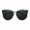 Translucent Gray (Green), variant on PASTL Soleil Oversized Sunglasses Women's Butterfly Frame Polarized UV400 Black