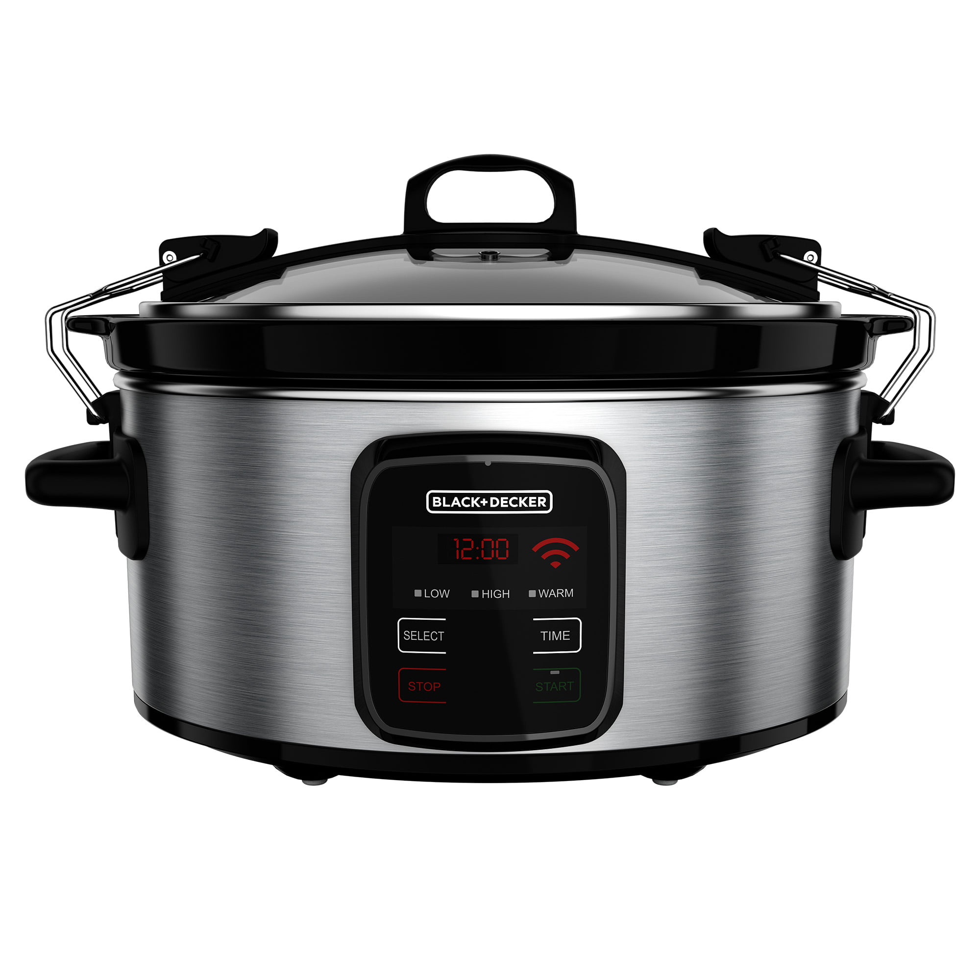 BLACK+DECKER WiFi Enabled 6-Quart Slow Cooker, Stainless