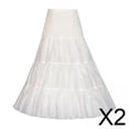 thumbnail image 1 of Enagua de mujer,Enagua de tul en capas para mujer debajo de los vestidos,Falda corta blanca sin aros con volantes Slip de crinolina,Enagua vestido de novia Pettiskirts de baile de ballet,Falda, 1 of 8