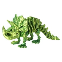 Office Decor 3D Printed Dinosaur Skull Model with Movable Joints, Dazzling Color Display Decor for Office & Home Home Accessory