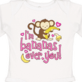 thumbnail image 4 of Inktastic I'm Bananas Over You Boys or Girls Long Sleeve Baby Bodysuit, 4 of 5