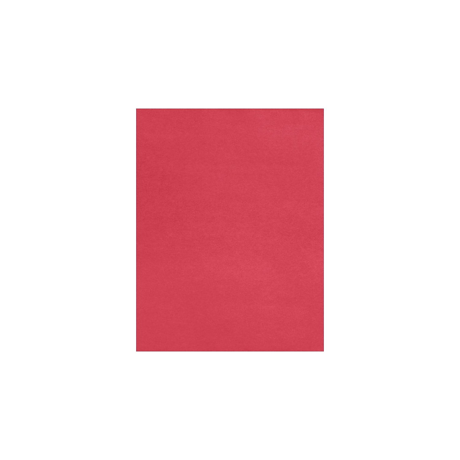 LUX Colored Paper 28 lbs. 8.5" x 11" Holiday Red 500 Sheets/Pack (81211