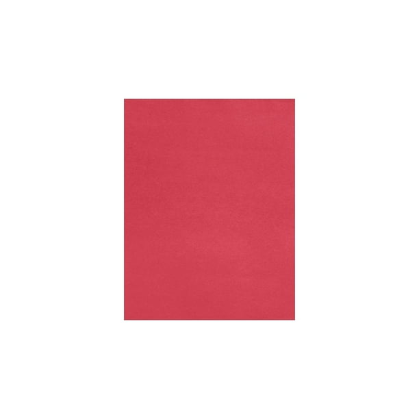 LUX Colored Paper 28 lbs. 8.5" x 11" Holiday Red 500 Sheets/Pack (81211