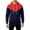 Red, variant on Qgtaibl Mens Hooded Pullover Casual Color Block Drawstring Hoodie with Pockets Soft Loose Fit Streetwear Long Sleeve Sweatshirt Red M