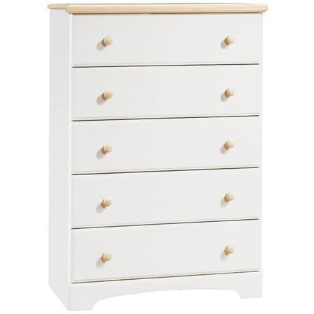 South Shore Valentina 5 Drawer Chest White Walmart Com