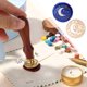 thumbnail image 5 of Cuadros Decorativos Sun Moon Stars Round Wax Seal Stamp Head Fire Paint para invitaciones (RYX25) Wdftyju embutido en tela, 5 of 9