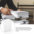 thumbnail image 3 of Magazine Holder Office File Organizer Clear Brochures Holder Wall Pamphlets Holder, 3 of 4
