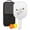 White, variant on Pickleball Paddles Set Of 1, Fiberglass Surface, Cute Animals & Graffiti Print, 1 Paddle, 2 Balls & Bag