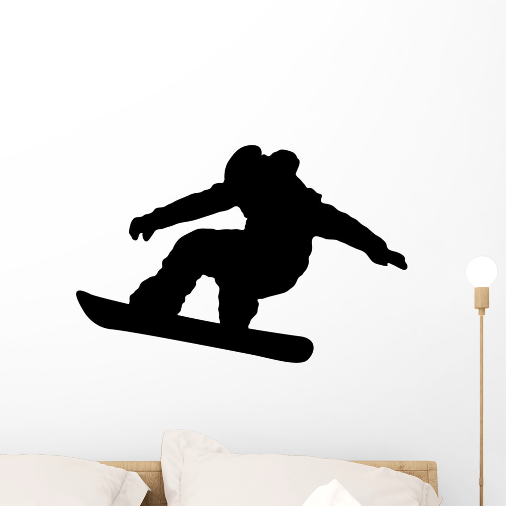 Snowboard Wall Decal Sticker by Wallmonkeys Vinyl Peel and Stick ...