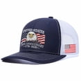 thumbnail image 2 of UNITED STATES 250th ANNIVERSARY-1776-2026-Letter Embroidered Color Block Trucker Hat Unisex Adjustable Cotton Breathable Fashion Cap for Travel Daily Wear, 2 of 11