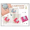 thumbnail image 5 of MINKUROW Girls Women Faux Leather Small Wallet Cute Cat Pattern Clutch Purse Coin Holder Card Organizer,Bifold (Pink), 5 of 7