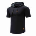 thumbnail image 1 of pstuiky Mangas cortas para hombre, Camisa de manga corta con cuello abierto y lazo floral hecha a mano para hombre camisetas de hombre xxl, 1 of 4