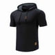 thumbnail image 1 of pstuiky Camisas de vestir de manga corta para hombre, Camisa de manga corta con cuello abierto y lazo floral hecha a mano para hombre ropa de hombre m, 1 of 4