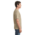 thumbnail image 4 of M&O Men’s Short Sleeve T-Shirt - Sand, Gold Soft Touch Crew Neck Tee, Solid Tee, XL, 4 of 5