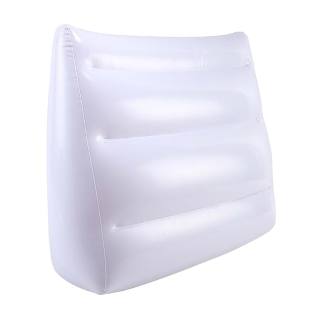 Almohada de Cuña Inflable, Almohada Portátil para Sentarse en La Cama, Almohada Elevada para Piernas, Almohada Liviana para Acampar, Almohada para Sof