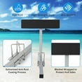 thumbnail image 4 of Adjustable Design Trailer Guide Poles, Trailer Guides with PVC Pipes, 2PCS Rustproof Galvanized Steel Trailer Guide with Light, Boat Trailer Guide, 4 of 9