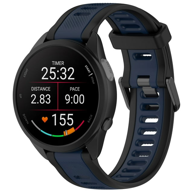 Hearth & Gear Silicone Sports Sweat Proof Solid Color Watch Band With Convenient Adjustment And Wide Compatibility Compatible With Smartwatch Workout for Men Sur307 Work for Men Construction Mens
