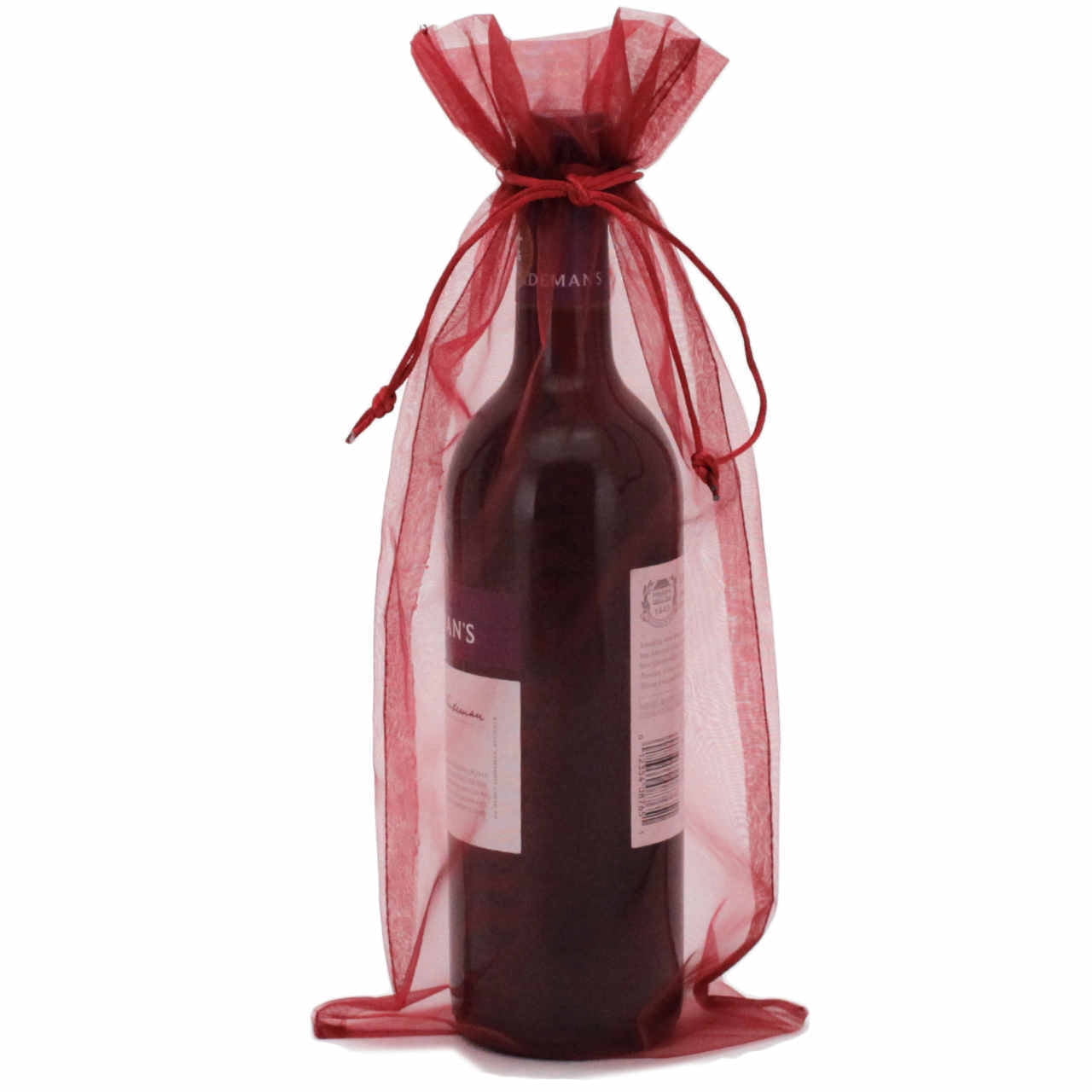 20x Wine Organza Bags Fabric Gift Party Gift Bags Sheer Drawstring 15 ...