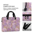 thumbnail image 4 of FORMRS 16" Laptop Bag Carrying Sleeve Case with Handle Travel Shoulder Briefcase, Pastel Pink Marble Pattern, 4 of 8