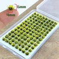 thumbnail image 3 of Dalazy Artificial DIY Miniature Flower Cluster Model for Decoration Light Yellow, 3 of 9