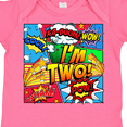 thumbnail image 4 of Inktastic I'm Two Comic Book Boys or Girls Baby Bodysuit, 4 of 5