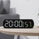 thumbnail image 1 of Reloj multifuncional para sala de estar, reloj de pared, decoración de mesita de noche para el hogar, reloj electrónico digital, reloj silencioso con pantalla a color de temperatura y humedad., 1 of 7