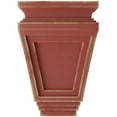 thumbnail image 3 of Ekena Millwork 3 7/8"W x 4 1/2"D x 14"H Arts and Crafts Wood Vintage Decor Corbel, Salvage Red, 3 of 6
