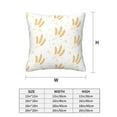 thumbnail image 2 of Throw Pillow Covers Set of 4 - Wheat Square Decorative Pillows Cushion Covers Pillow cases for Home Decor Couch Bedroom Living Room16"x16", 2 of 7