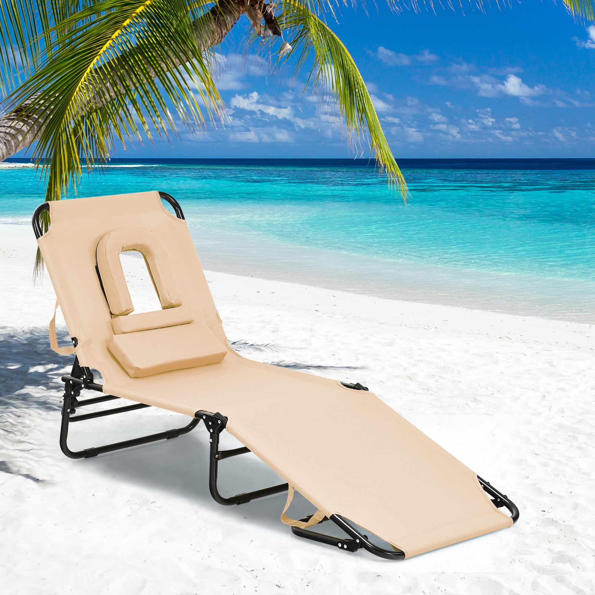 camping chaise lounge folding