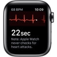 thumbnail image 3 of Pre-Owned Apple, Watch Series 5, (GPS + Cellular), 15 Hour Battery Life, 1 Pound, iOS, Stainless Steel Case, Black/44mm, 1, 1, 3 of 5