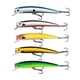 thumbnail image 2 of Señuelos de pesca de 5 uds., señuelos Minnow, señuelo de , ojos 3D, Crankbaits falsos, señuelos de natación biónicos, Swimbaits para platija, 2 of 9
