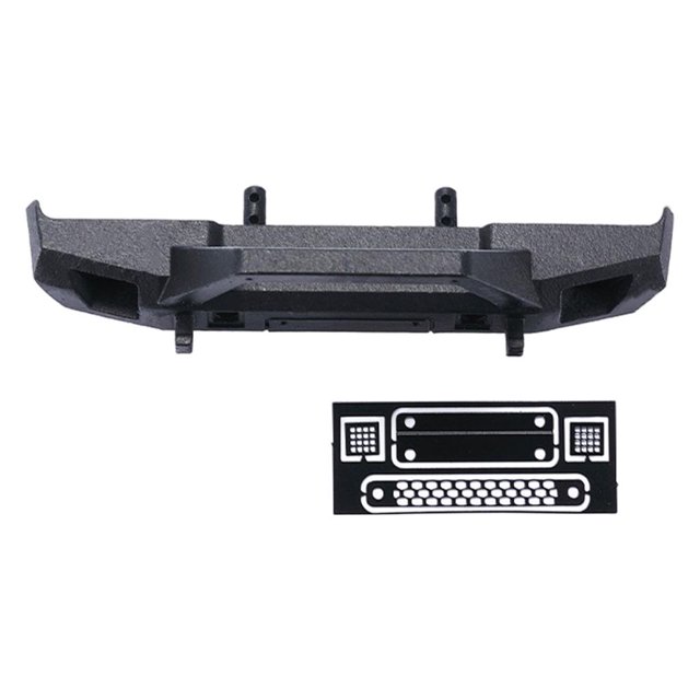 Accesorios para coche RC para Axial SCX24 Wrangler 1/10 RC Rock Crawler Parachoques delantero