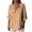 #258-Orange, variant on Craaazy Women Plus Size Tops Loose Fit Plaid V Neck Single Button 3/4 Sleeve Casual Shirts for Daily Wear Gift
