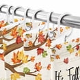 thumbnail image 6 of Shower Curtain 72"W x 96"L It's Fall Y'all Thanksgiving Pumpkins Gnome Fabric Shower Curtains Set with Hooks Water Repellent Bathroom Curtains Machine Washable Bathroom Accessories, 6 of 6