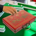 thumbnail image 2 of Lidded Mahjong Storage Box Mahjong Set Storage Case Gift Wrapping Box for Mahjong, 2 of 6