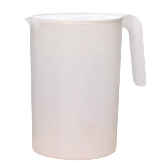 JoyMoreHome Plastic Pitcher with Lids Hot and Cold Drink Pitcher Juice Milk Lemonade Coffee Iced Tea Pitcher 2L Juice Pitcher Plastic Water Pitcher Plastic Carafe