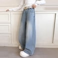 thumbnail image 6 of KVPLBQFD Baggy Jeans Navy Sweatpants Dance Pants with Pockets Long Loose Pants Trendy Clothes Gifts for Young Adults Gifts 10 Year Old Little Girl, 6 of 6