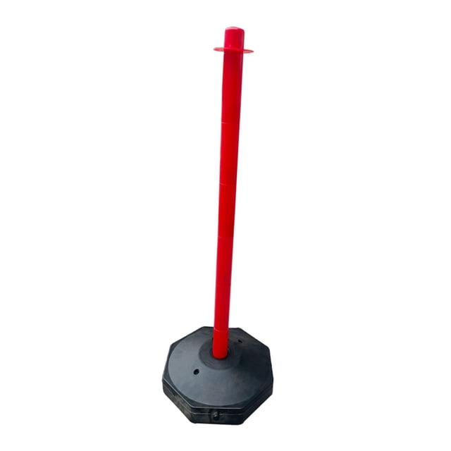 Guardoinrt 33inch Traffic Post Cone Parking Post a base,you with Fillable Base for Traffic Caution Yellow
