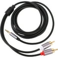 thumbnail image 1 of Audio Cable 2m Audio Cable 3.5mm To Dual RCA Headphone Extension Cable, 1 of 8