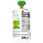 Once Upon a Farm Organic Refrigerated Baby Food Fruit & Veggie Blend Pineapple, Banana & Avocado with Mint, 3.2oz Pouch