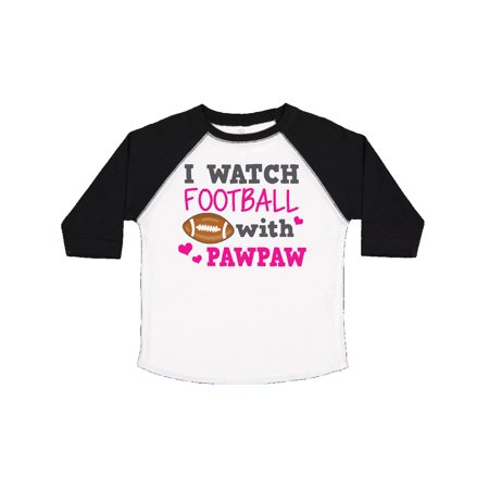

Inktastic I Watch Football with My Pawpaw Gift Toddler Toddler Girl T-Shirt