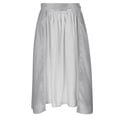 thumbnail image 6 of HXWCHs Women's Medieval Gothic Court Gown Solid Color Tailored Waist Retro Victorian Ball Dress Grey S, 6 of 8