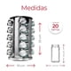 thumbnail image 2 of Especiero Giratorio, 20 Tarros Vidrio Organizador de Especias y Condimentos, 2 of 4