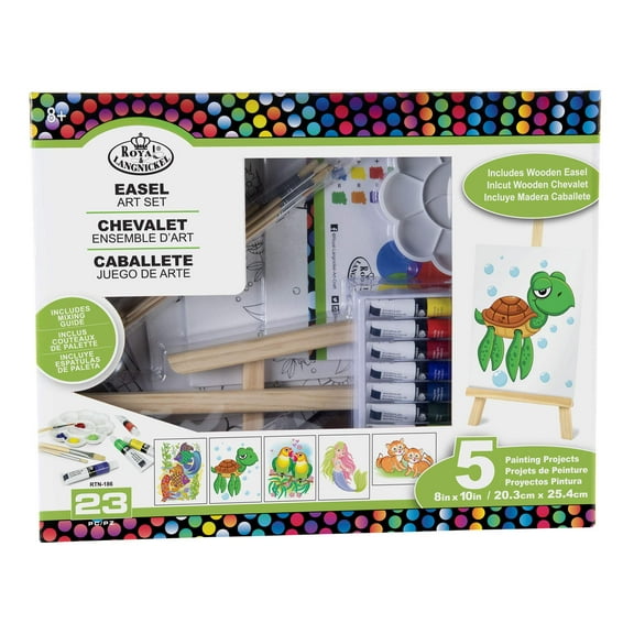 Royal & Langnickel Easel Art Set - 5 Painting Projects