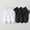 White/Black, variant on NevEND 6 Pairs Women's Men's Ankle Cotton Mini Crew Socks Athletic Running Sports with Thick Cushioned Size M Mixed Color