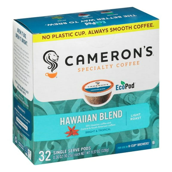 Cameron's Coffee Single Serve Pods, Kona Blend, 32 Count (Pack of 1)