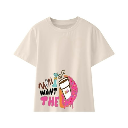 

MQLKF Mom I Want The Toddler Boys Girls Shirt Last Nerve Shirt Mothers Day Gift Soild Trendy Kid Shirt Kid T Shirt Funny Youth Shirt Top Soft Fashionable Casual Beautiful Kids Tops