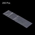 thumbnail image 3 of Unique Bargains 200 Pcs Clear Flat Open Plastic Poly Bags 4x16 Inch 1.6 Mil Packaging Bags for Proving Bread, Dough, 3 of 5