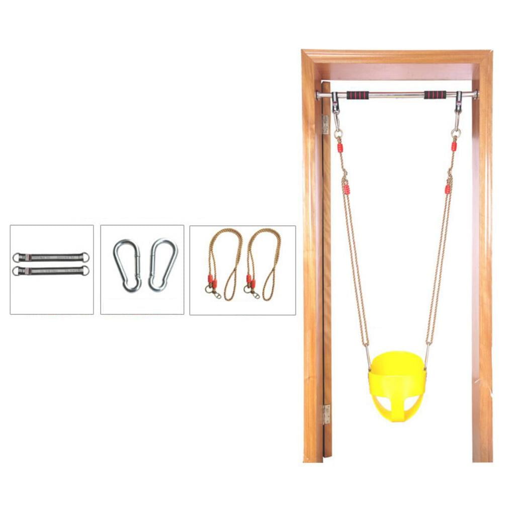 LeeQinersw Kids/Baby Heavy Duty Full Bucket Swing Seat Home Garden Fun Yard Toy Yellow